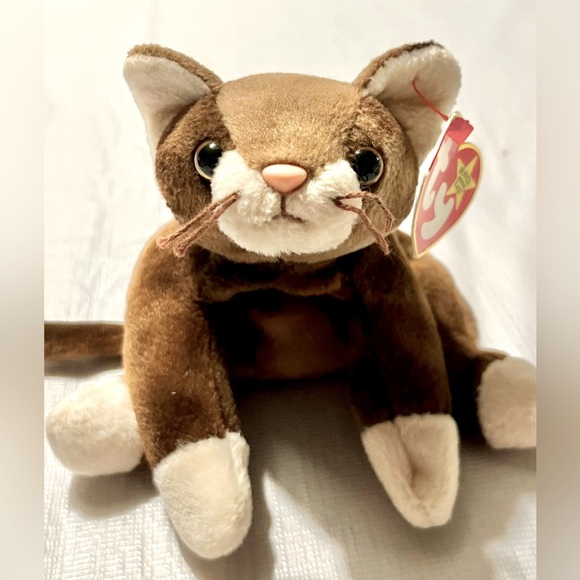 Ty Beanie Babies Pounce The Cat Beanie Baby 1997 Kitty - Picture 14 of 14